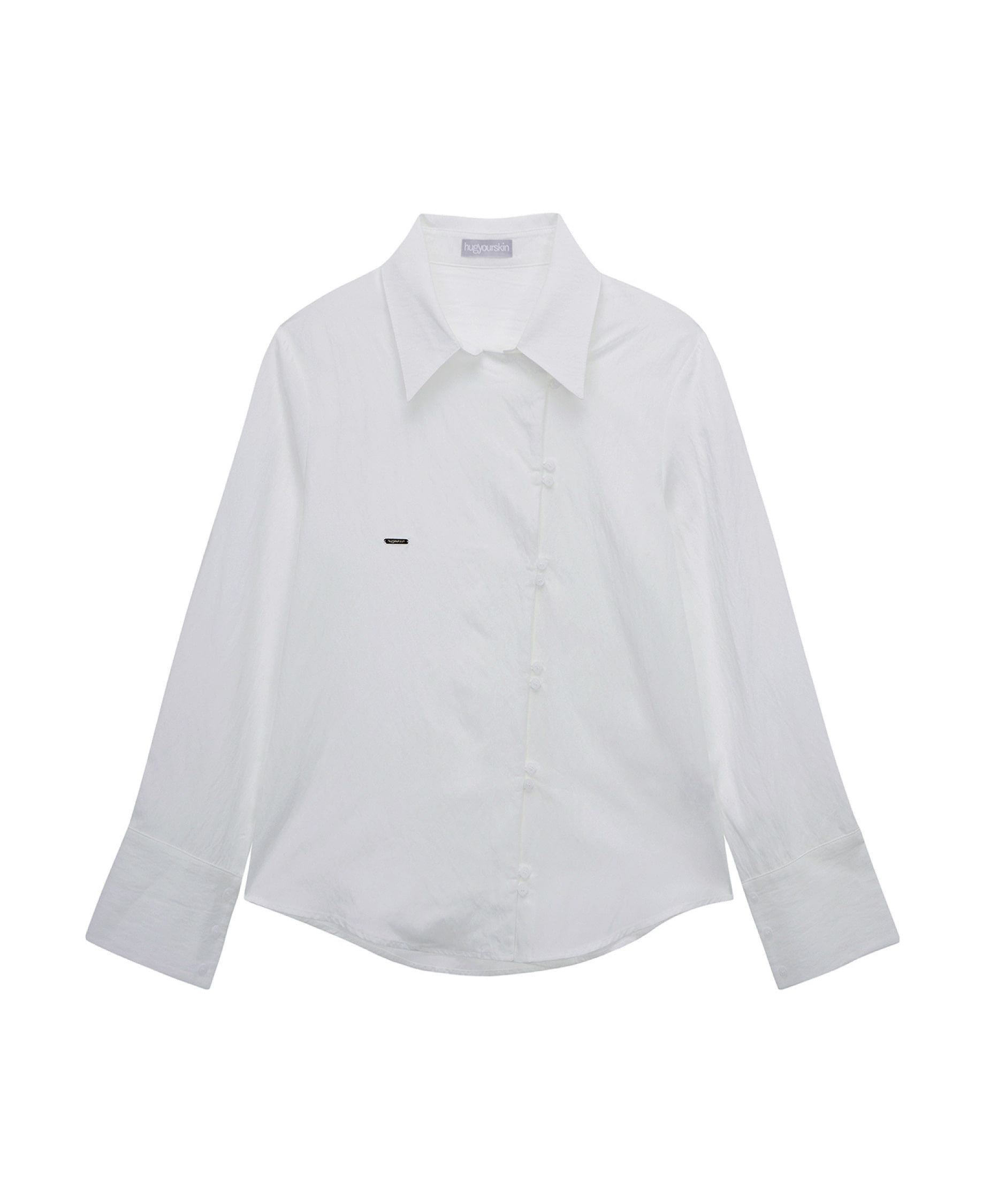 Diagonal button up shirts (white)
