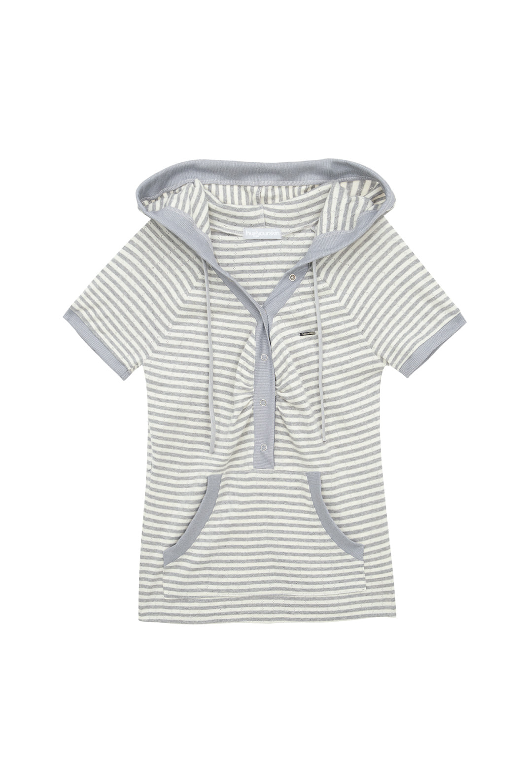 [5/22 예약배송]stripe hoodie HS ver (gray)